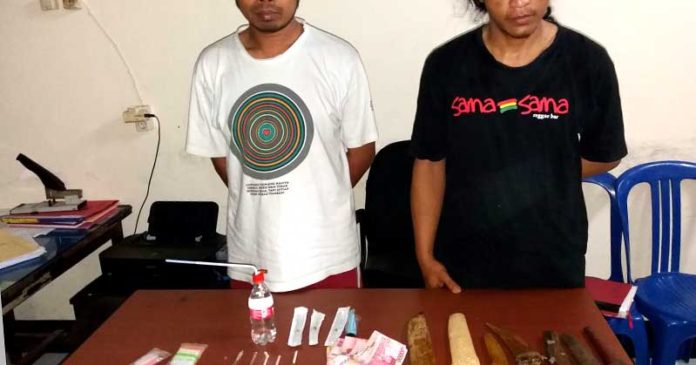 Polisi Tangkap Dua Pengedar Sabu di Lombok Timur
