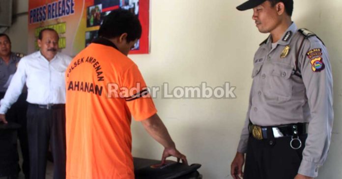 Curi Motor Anggota Polisi, Pria Asal Lombok Barat Ditangkap