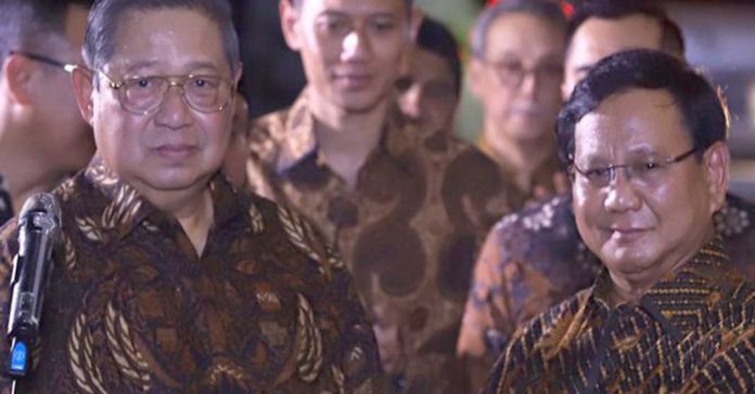 SBY saat bertemu dengan Prabowo beberapa waktu lalu. (DERY RIDWANSYAH/JAWAPOS.COM)