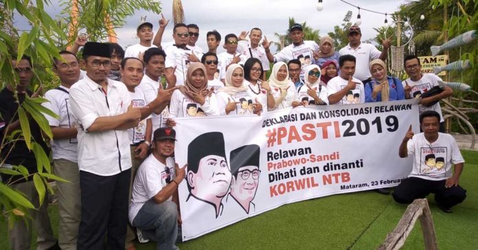 Relawan Pasti Siap Menangkan Prabowo-Sandi