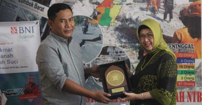 BNI Syariah Kunjungi Radar Lombok