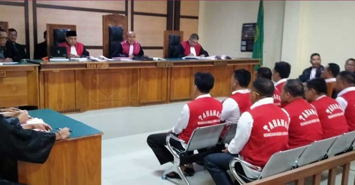 Sembilan Anggota Polres Lotim Mulai Diadili