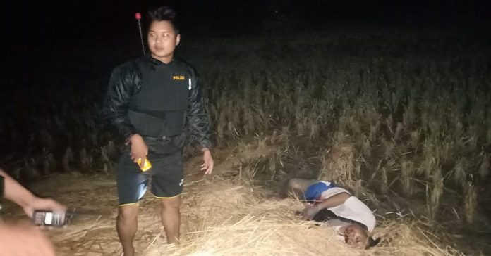TEWAS : Maskur, Ketua BKD Wakan, tewas mengenaskan saat mengejar komplotan maling ternak. (ISTIMEWA/RADAR LOMBOK)