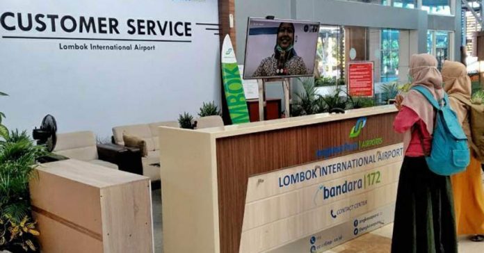 BANDARA: Bandara Internasional Lombok (BIL) kembali memperpanjang pemberlakuan pembatasan penerbangan komersial hingga 7 Juni 2020 mendatang, kemarin. (M HAERUDDIN/RADAR LOMBOK)