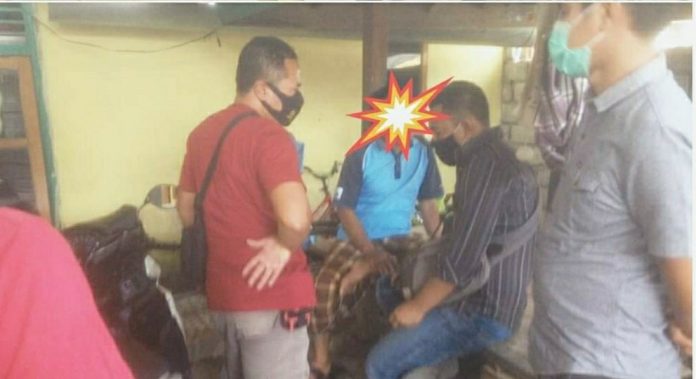 DITANGKAP: Tim Puma Polres Lombok Timur berhasil menangkap pelaku pencabulan yang merupakan mantan kepala dusun di Desa Jantuk Kecamatan Sukamulia Lombok Timur.(ist)